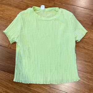 SHEIN yellow girls top